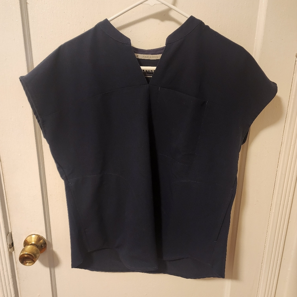 Fabletics Navy Scrub Set